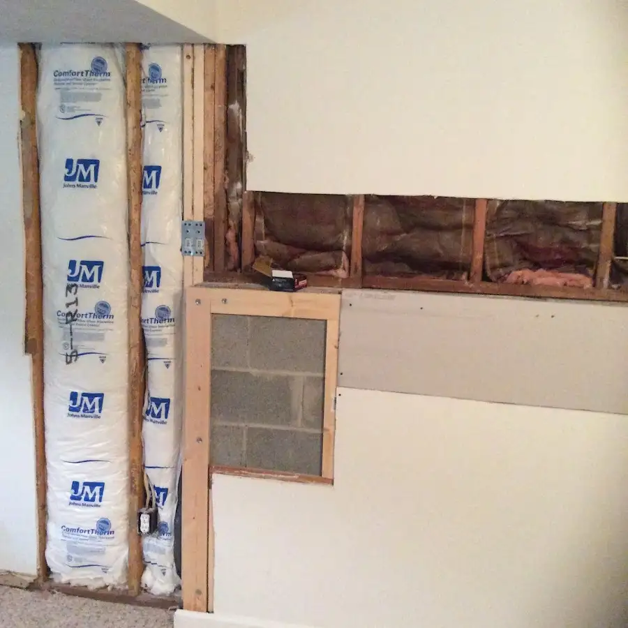 Wall insulation replacement during Odor Removal & Deodorization in Oneonta